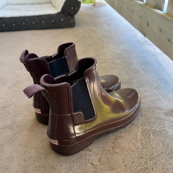 hunter | refined chelsea boots (burgundy) ☔️ - Picture 6 of 16